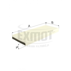 Filtr kabinowy WK 864 - Zamiennik: SC 50112, CU 3959, SKL 46386.